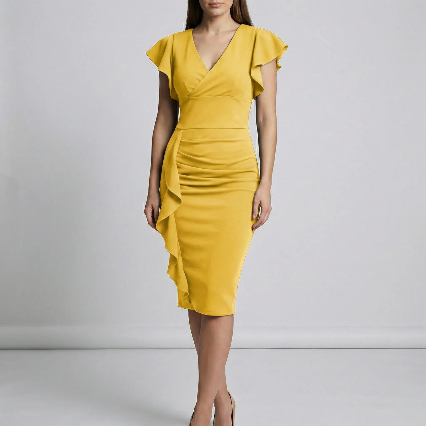 Figurbetontes Midi-Kleid - Maxine