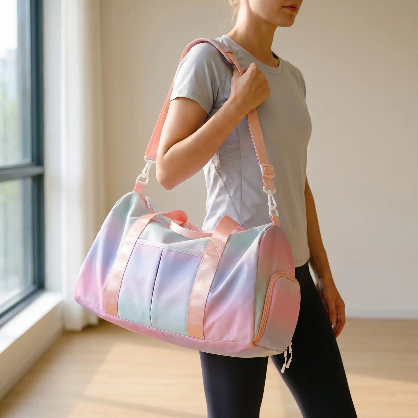 Fitness-Schultertasche Mit Schuhfach -  Sherry