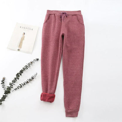Fleece-Lined Women's Jogger Trousers - Karen