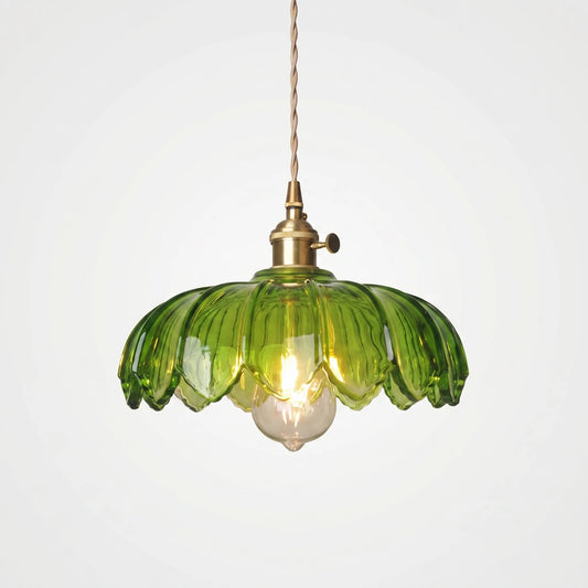 Floral Glass Pendant Ceiling Light -  Petalux