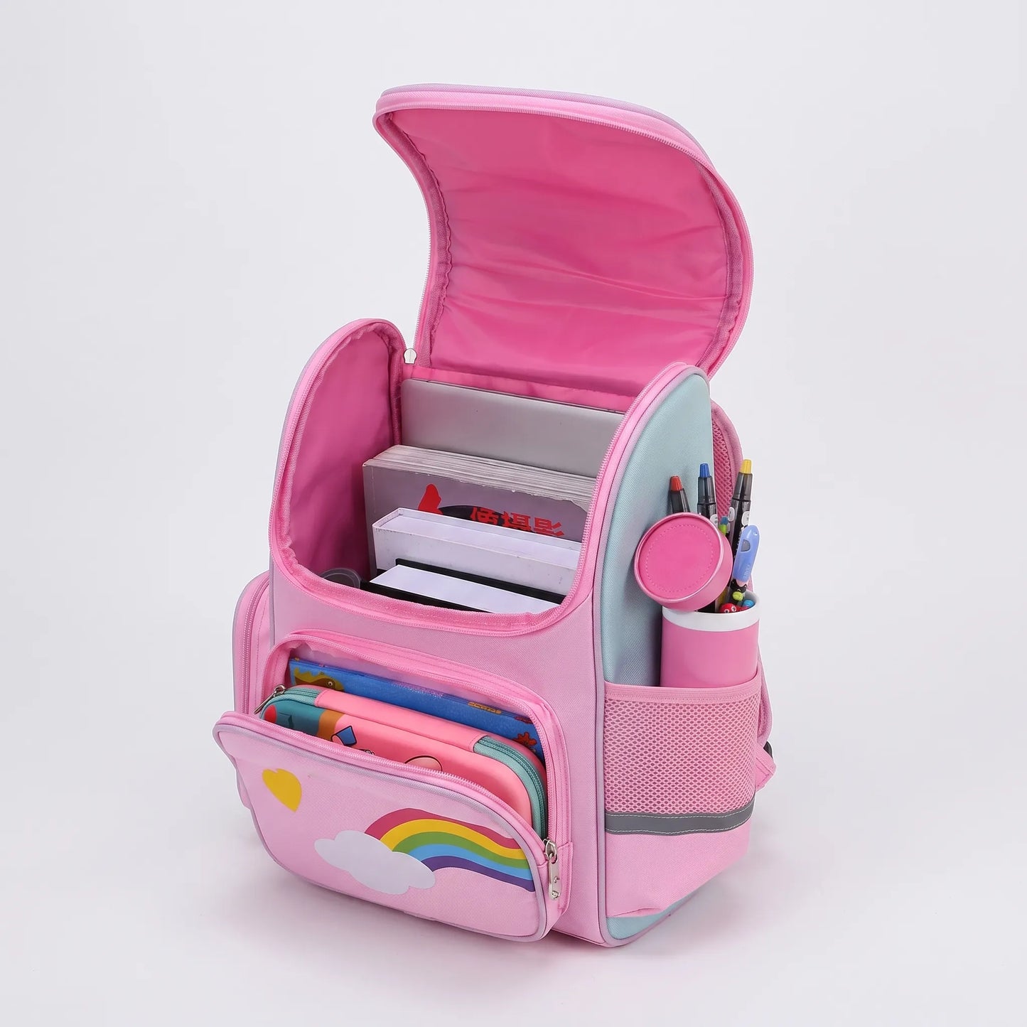 Formstabiler Schulrucksack Mit Cartoon-Motiv - Novora
