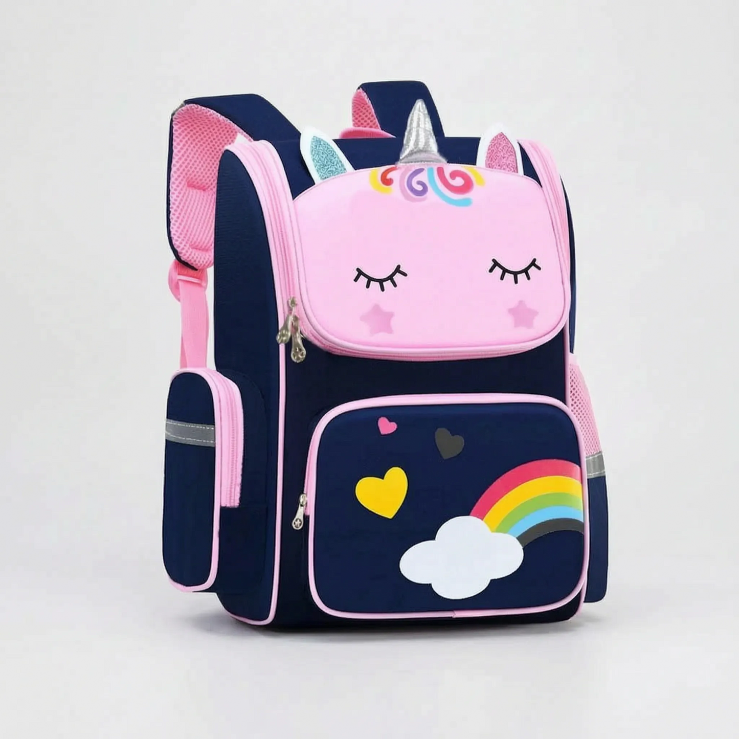 Formstabiler Schulrucksack Mit Cartoon-Motiv - Novora