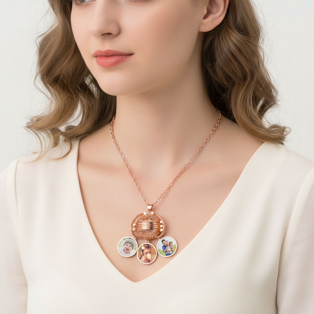 Foto-Medaillon-Halskette - HeartLocket