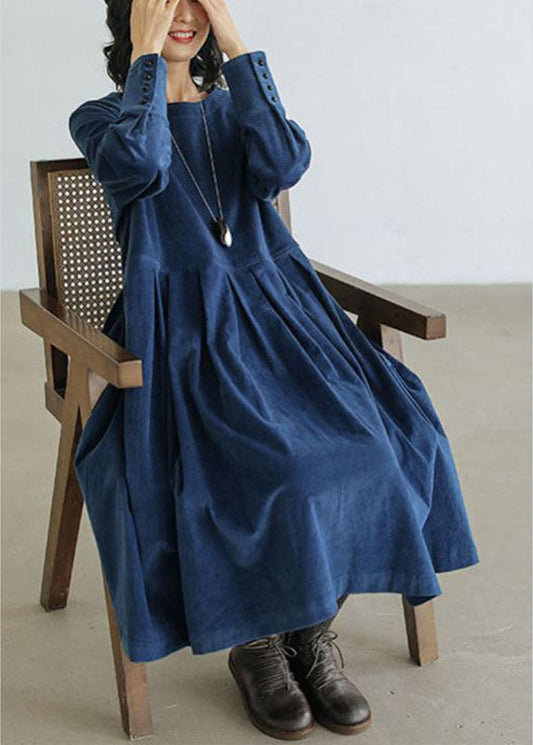 Corduroy Herbst/Winter Kleid - Emilia