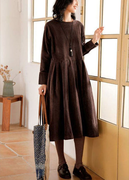 Corduroy Herbst/Winter Kleid - Emilia