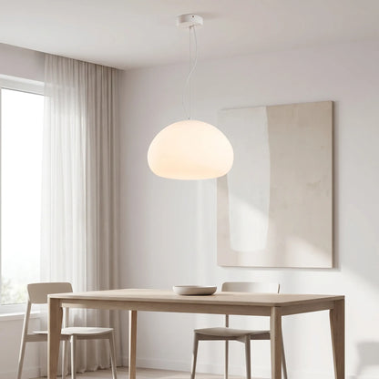 Frosted Dome Pendant Light -  Lumidora
