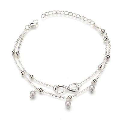 Fußkettchen Aus Silber - AnkleCharm