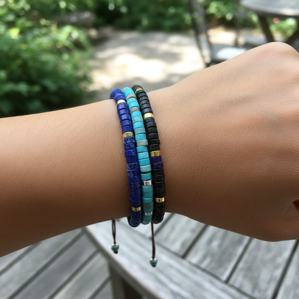 Geflochtenes Armband - NatureStoneBracelet