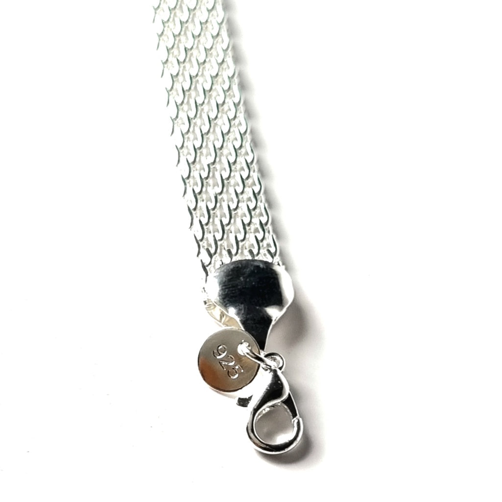 Geflochtenes Silberarmband - CharmedLuster