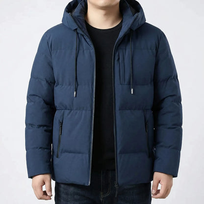 Gefütterte Winterjacke Herren Mit Kapuze - Gustavo