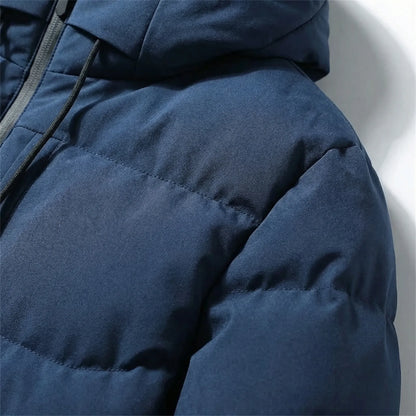 Gefütterte Winterjacke Herren Mit Kapuze - Gustavo