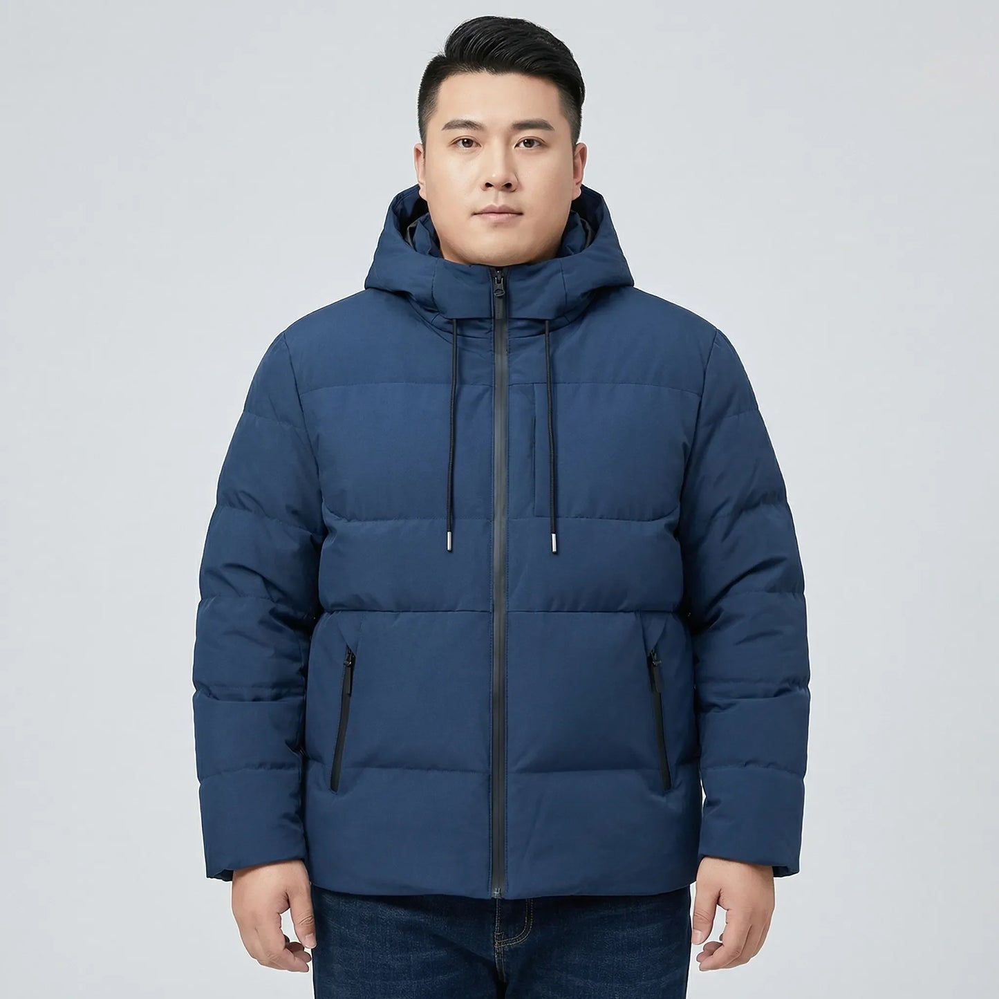 Gefütterte Winterjacke Herren Mit Kapuze - Gustavo