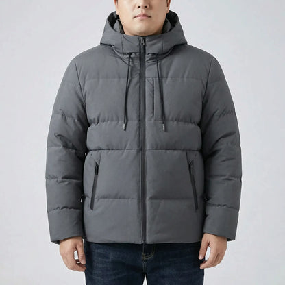 Gefütterte Winterjacke Herren Mit Kapuze - Gustavo