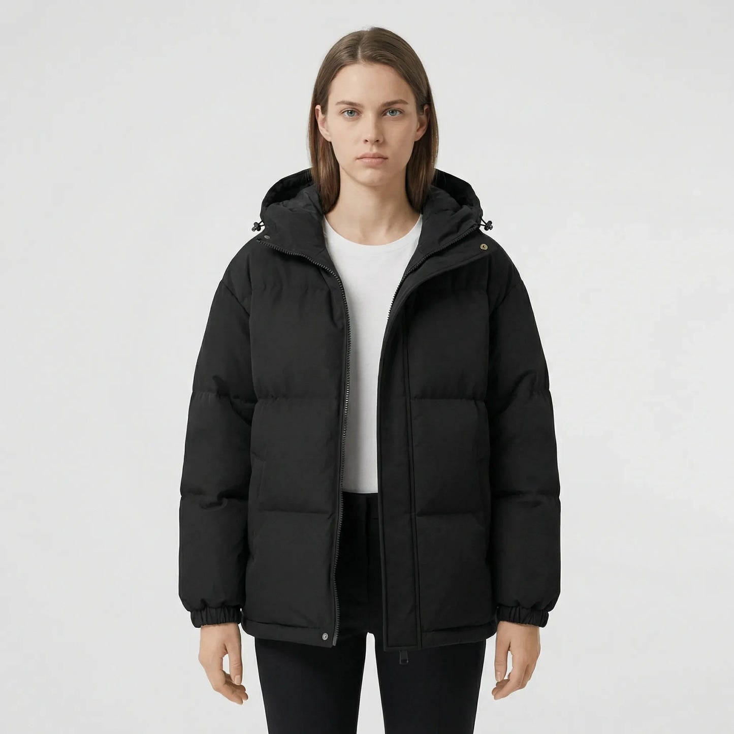 Gefütterte Winterjacke Mit Kapuze - Shawna