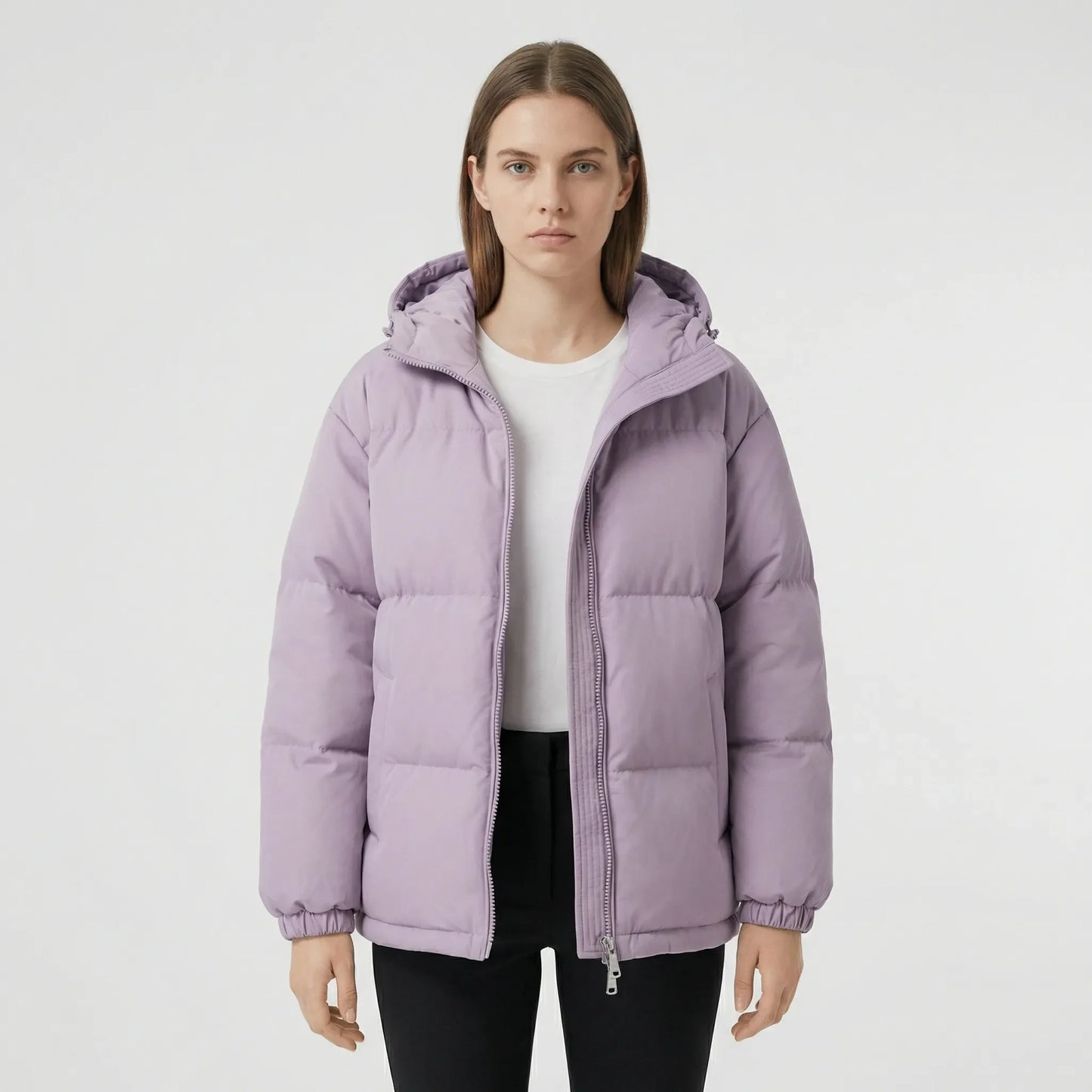 Gefütterte Winterjacke Mit Kapuze - Shawna