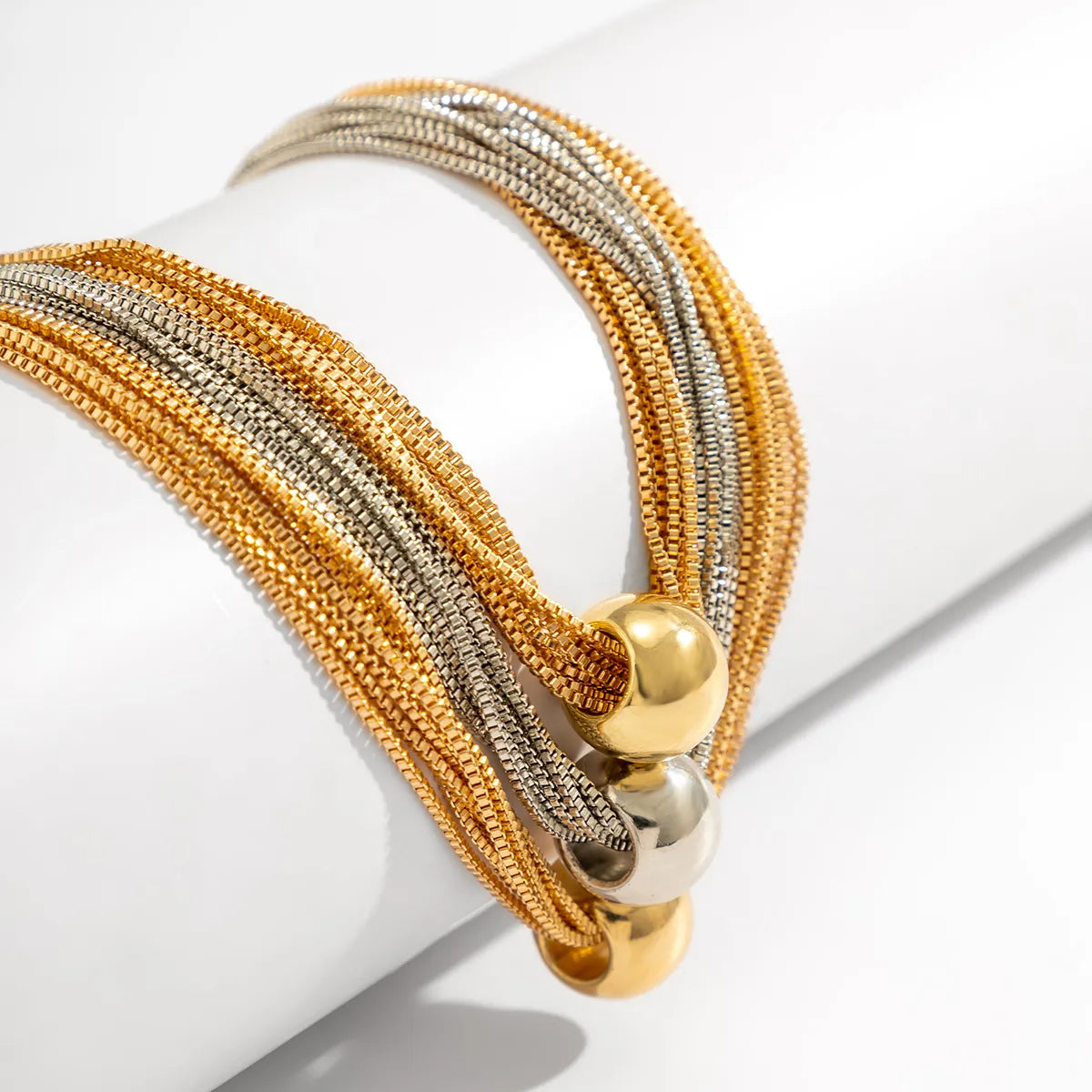 Geometrische Choker-Halskette - GlowSphere