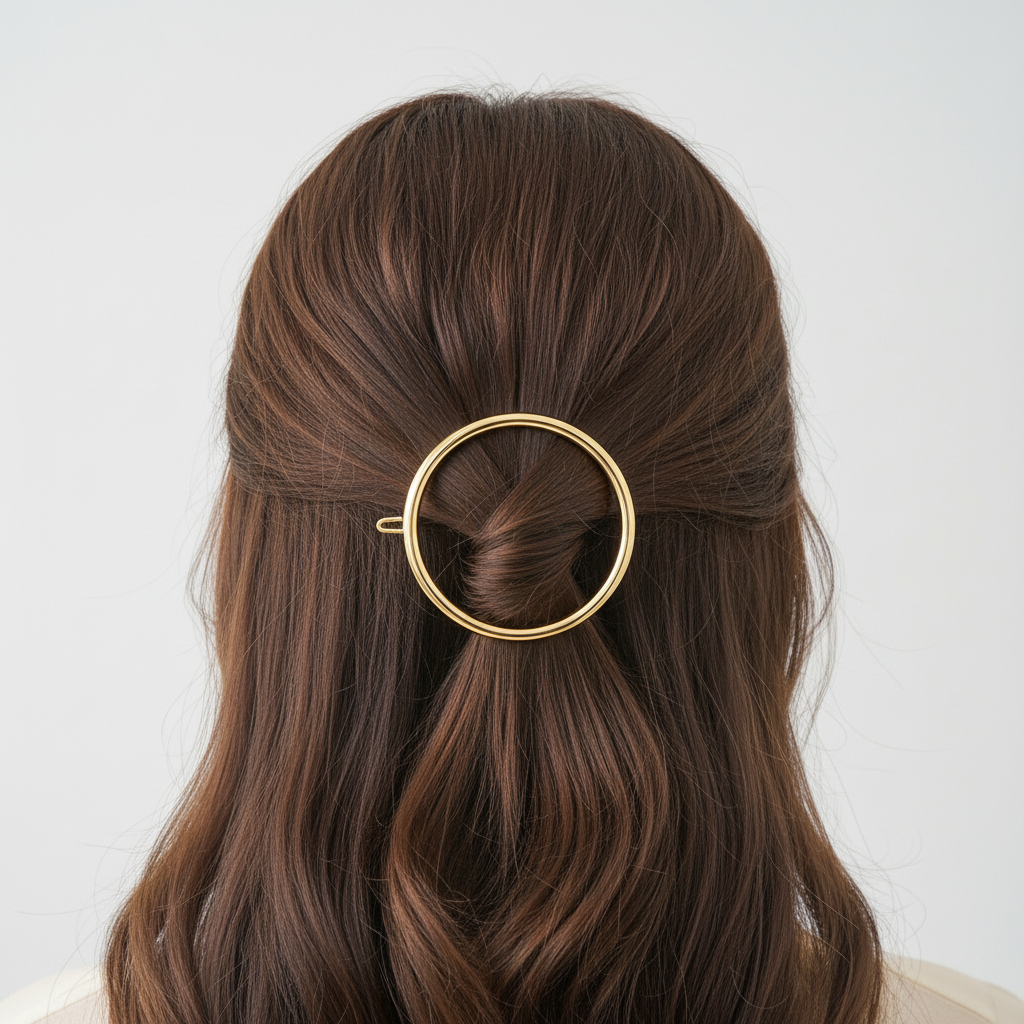 Geometrische Haarspange - MoonClip