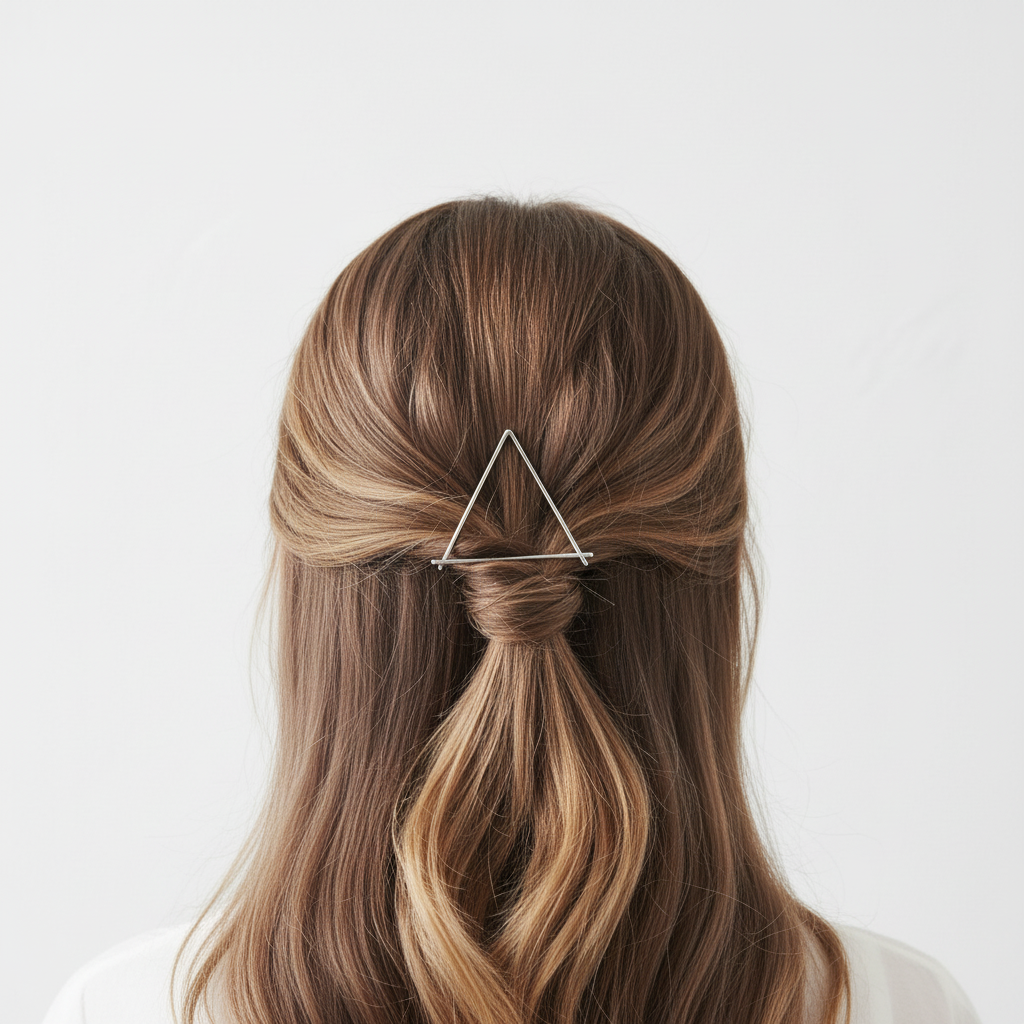Geometrische Haarspange - MoonClip