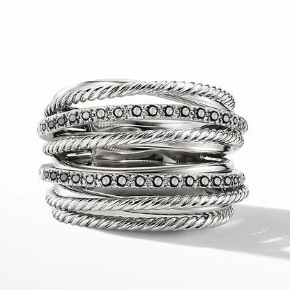 Geometrischer Designring - OfficeElegance
