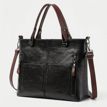 Geräumige Schultertasche Mit Griffen - Noemi