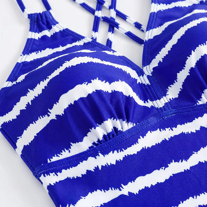 Gestreiftes Tankini-Set - Zunari