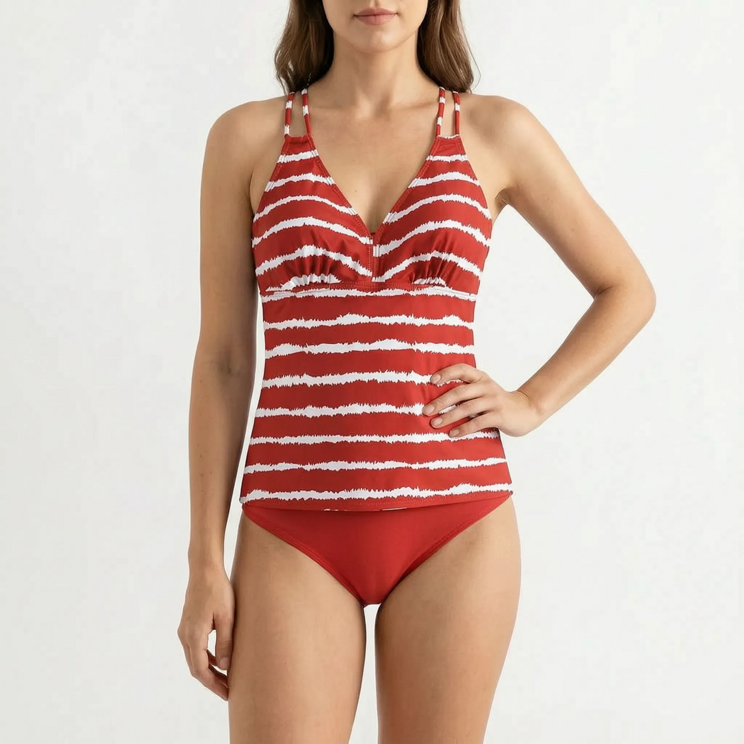Gestreiftes Tankini-Set - Zunari