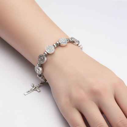 Gold- Und Silberarmband - FaithBracelet