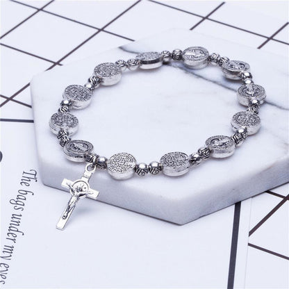 Gold- Und Silberarmband - FaithBracelet