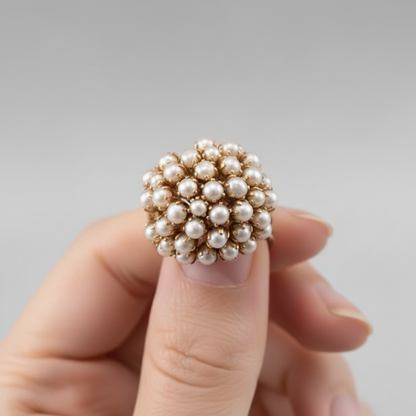 Goldplattierter Ring - SparklePiece