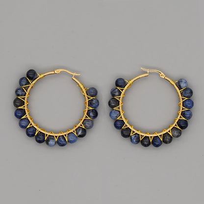 Große Creolen Aus Kristall - CrystalHoops