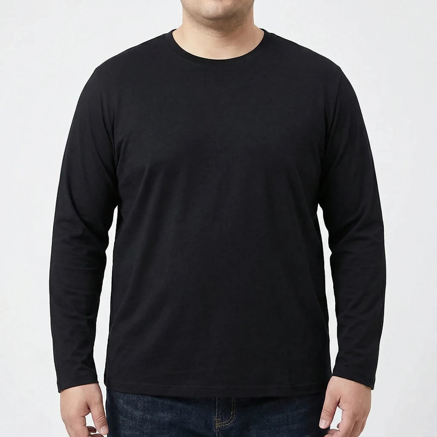 Große Größen Slim Fit Langarmshirt für Herren - Kurt