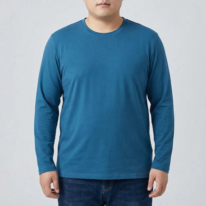 Große Größen Slim Fit Langarmshirt für Herren - Kurt