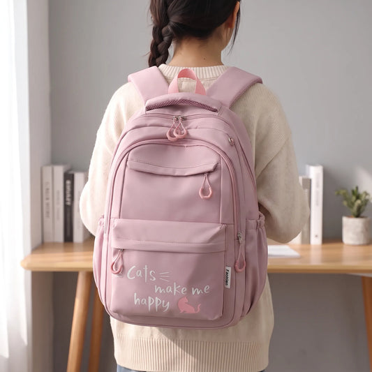 Großer Schulrucksack Mit Mehreren Fächern - Zeloria
