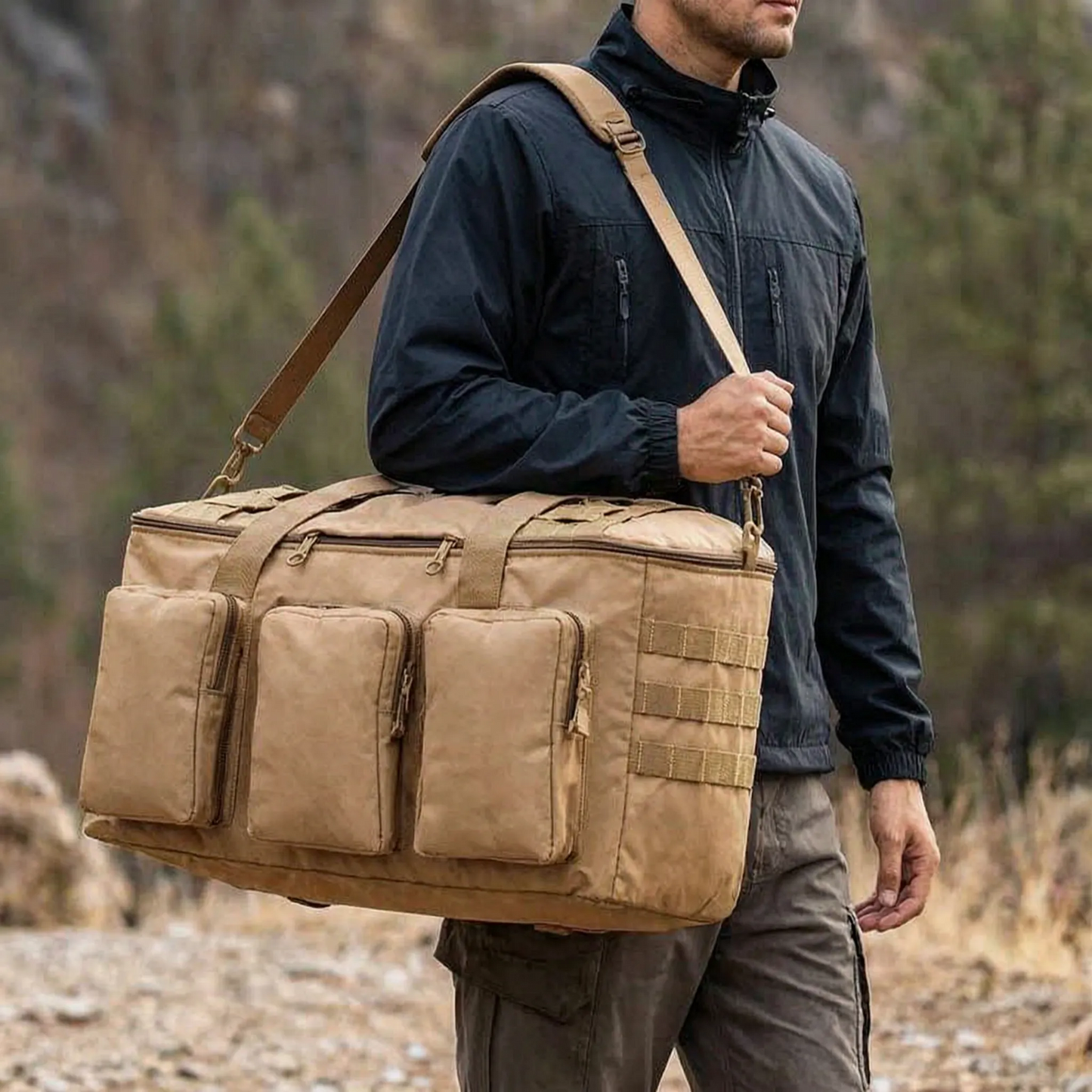 Großer Taktischer 55L Rucksack -  Trekvar