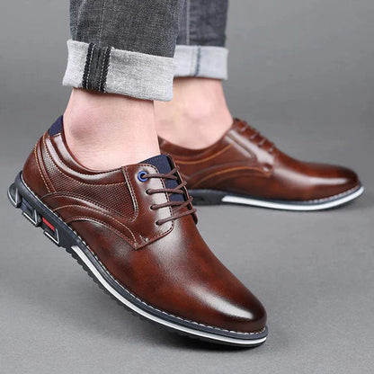 Orthopädische Leder Herrenschuhe – Finn