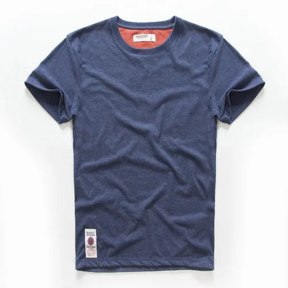 Klassisches Baumwoll-T-Shirt mit zeitlosem Look – Victor