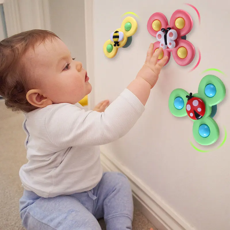 Saugnapf Spinner Spielset von 3 - SpinFun