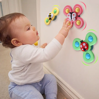 Saugnapf Spinner Spielset von 3 - SpinFun