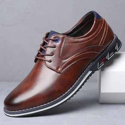 Orthopädische Leder Herrenschuhe – Finn