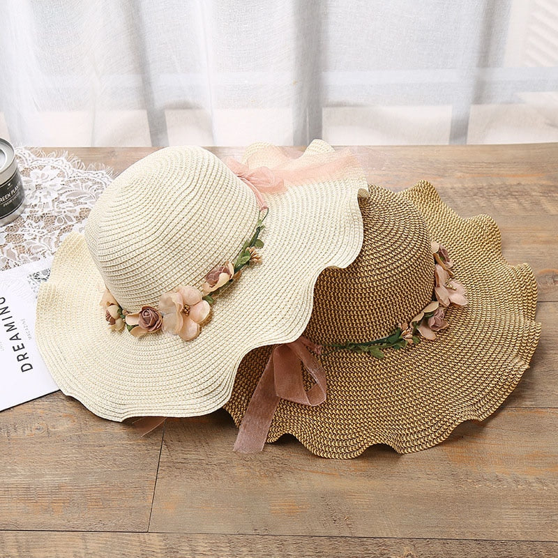 Sommerhut mit Blumenmuster – Liora