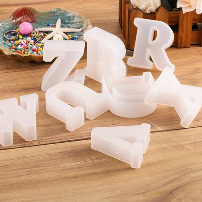 3D Silikonform zum Gießen von Schokoladenbuchstaben – BackSpaß (1+1 Gratis)