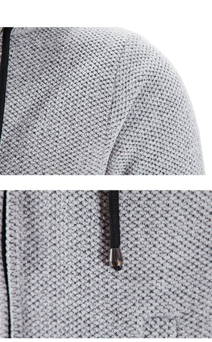 Mittellanger Woll-Hoodie für Herren - Luca