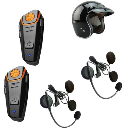 Wasserdichtes Bluetooth-Motorrad-Intercom mit FM und 1000 m Reichweite – RoadLink