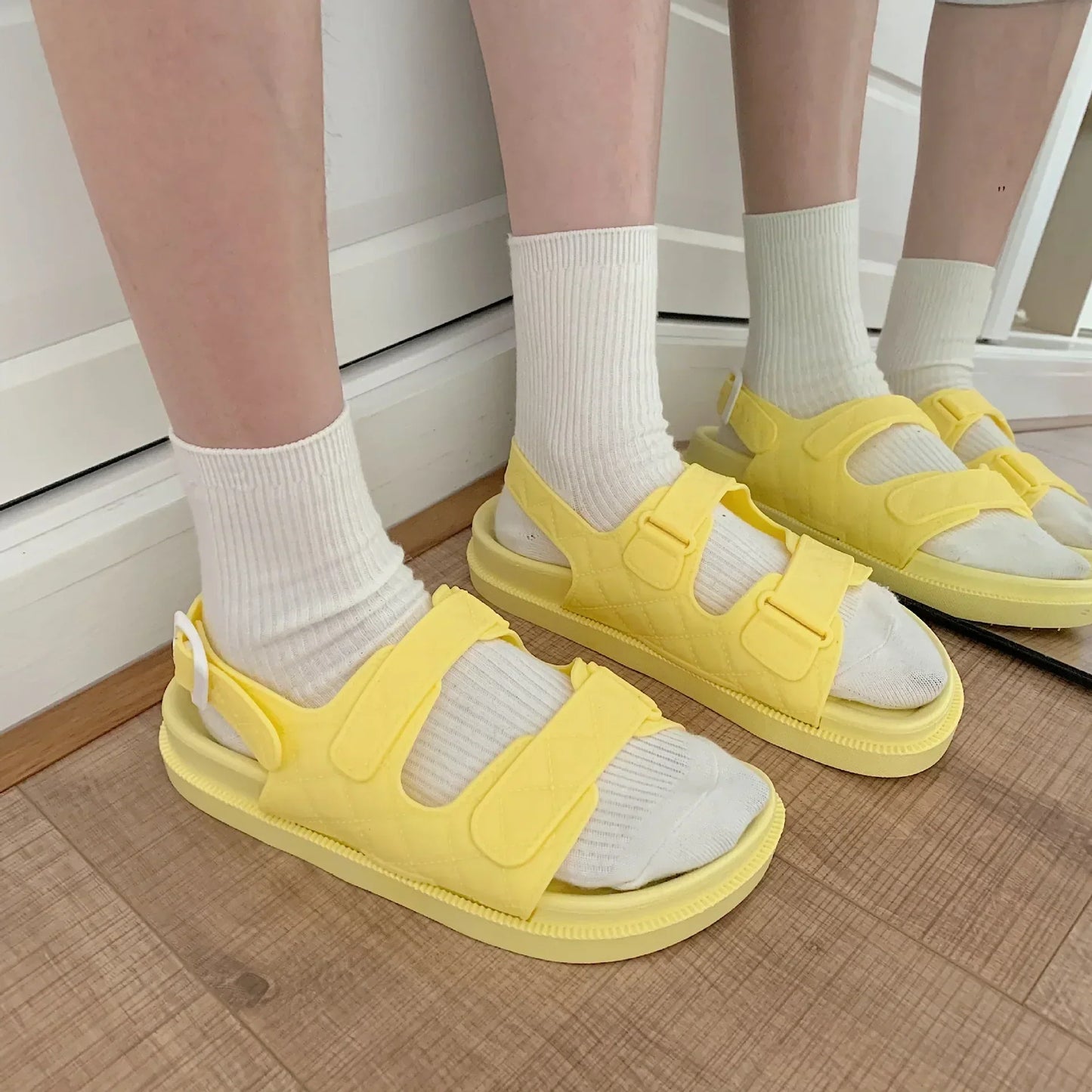 Trendige Plateau-Sandalen im Koreanischen Stil für Damen – Alina