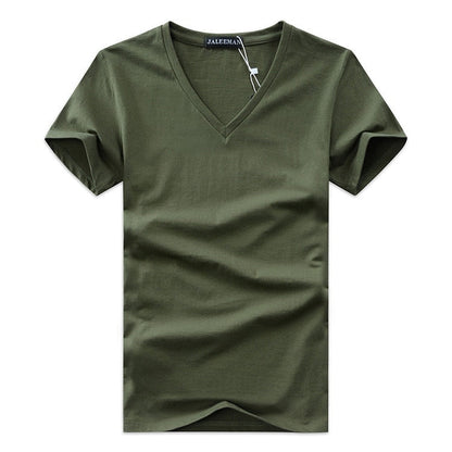 Slim Fit V-Ausschnitt T-Shirt Herren – Bequem & Alltagstauglich – Jonas