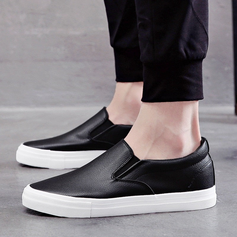 Herren-Slip-on-Ledersneaker – Jonas