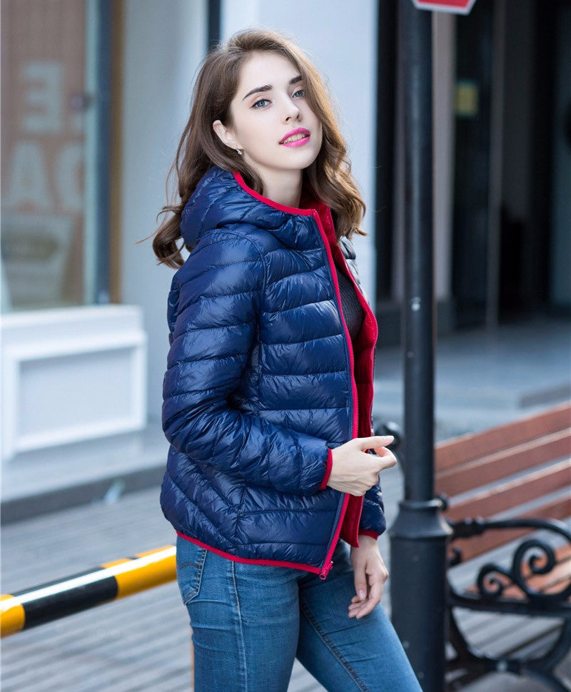Stilvolle Wendbare Damen Daunenjacke - Aurora