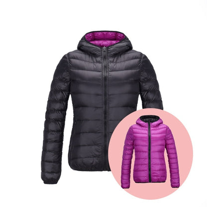 Stilvolle Wendbare Damen Daunenjacke - Aurora