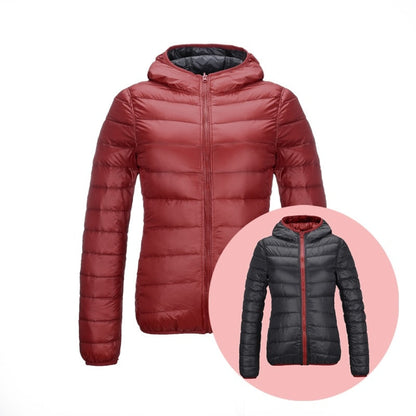 Stilvolle Wendbare Damen Daunenjacke - Aurora