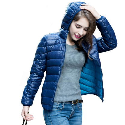Stilvolle Wendbare Damen Daunenjacke - Aurora